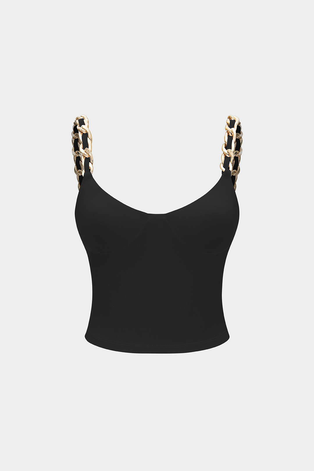 Metallic Chain Detail Cami Top