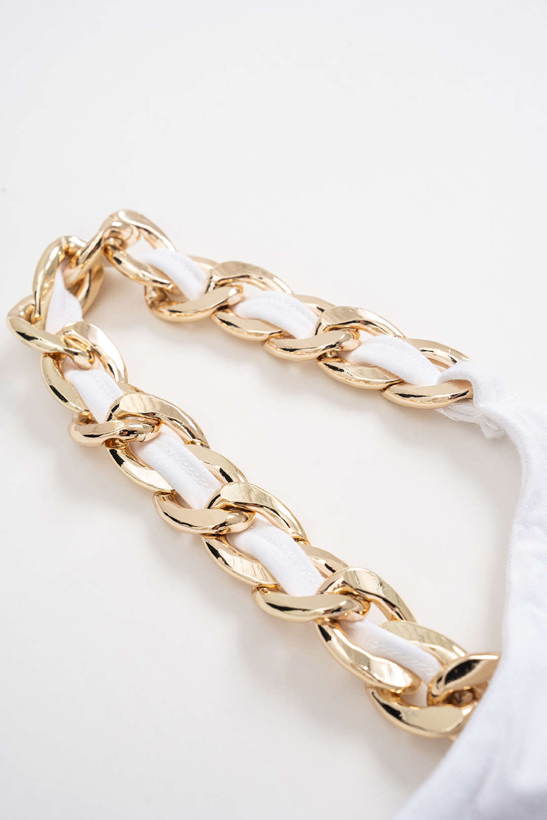 Metallic Chain Detail Cami Top