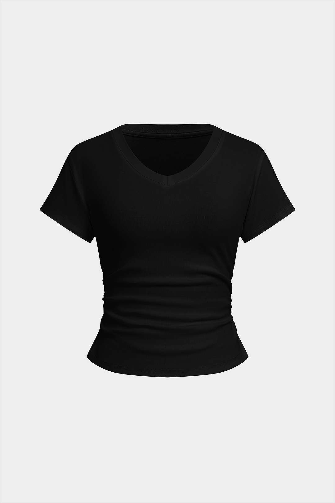 V-Neck Short Sleeve T-Shirt