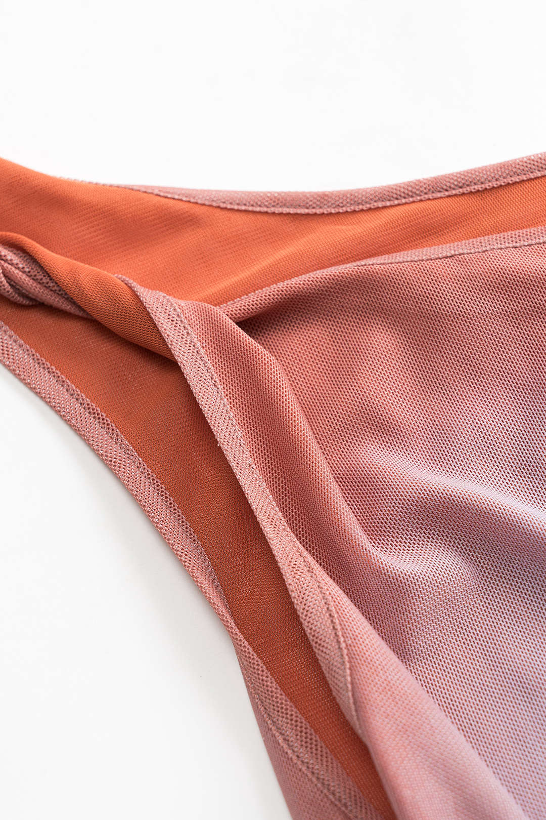 Floral Print Mesh Asymmetrical Cami Top