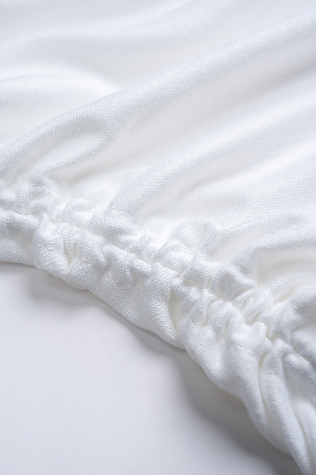 Solid Round Neck Drawstring Sleeveless T-Shirt