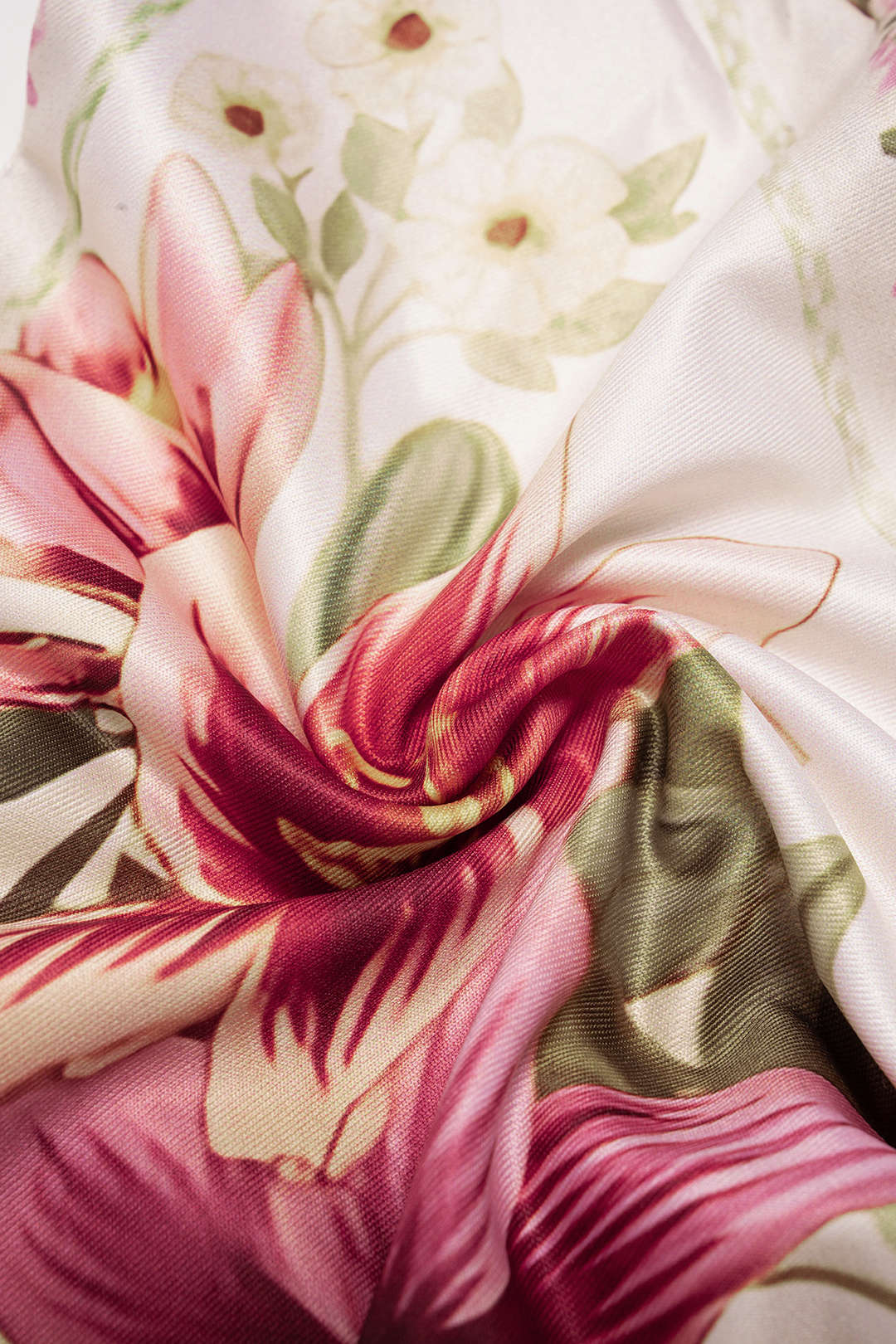 Floral Print Satin Halter Tie-Up Backless Sleeveless Cropped Top