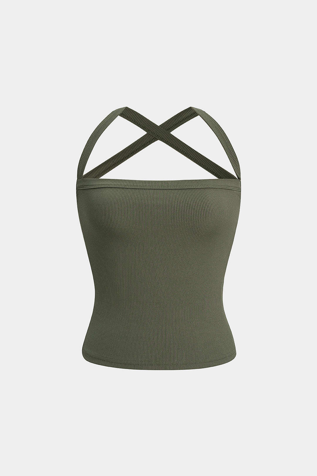 Solid Crossed Cami Top