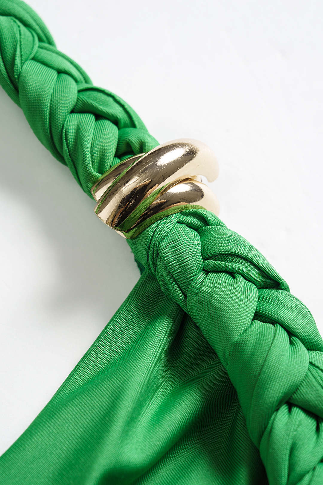 Metallic Decor Braided Cami Top