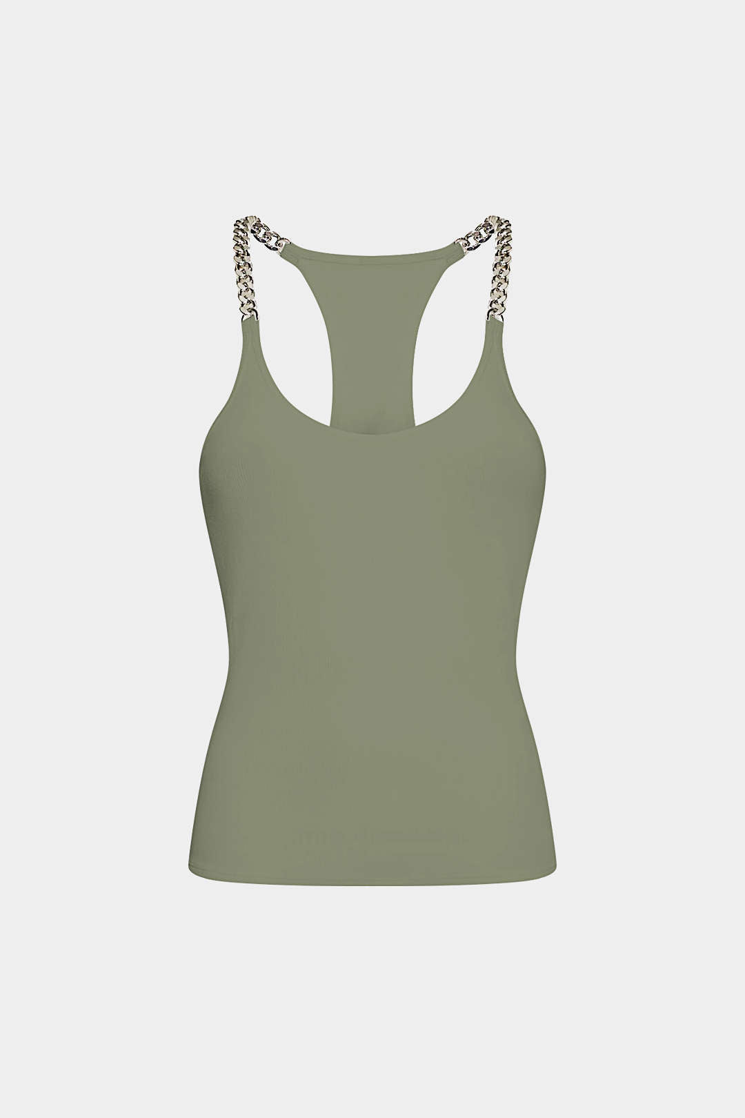 Chain Decor Sleeveless Tank Top