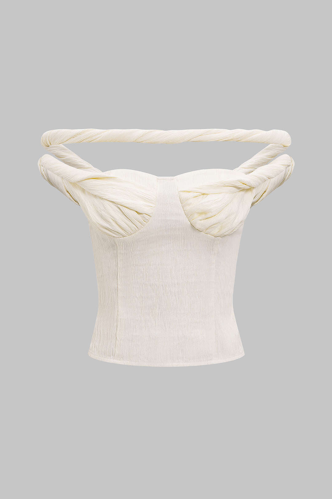 Twist Knot Zipper Tank Top