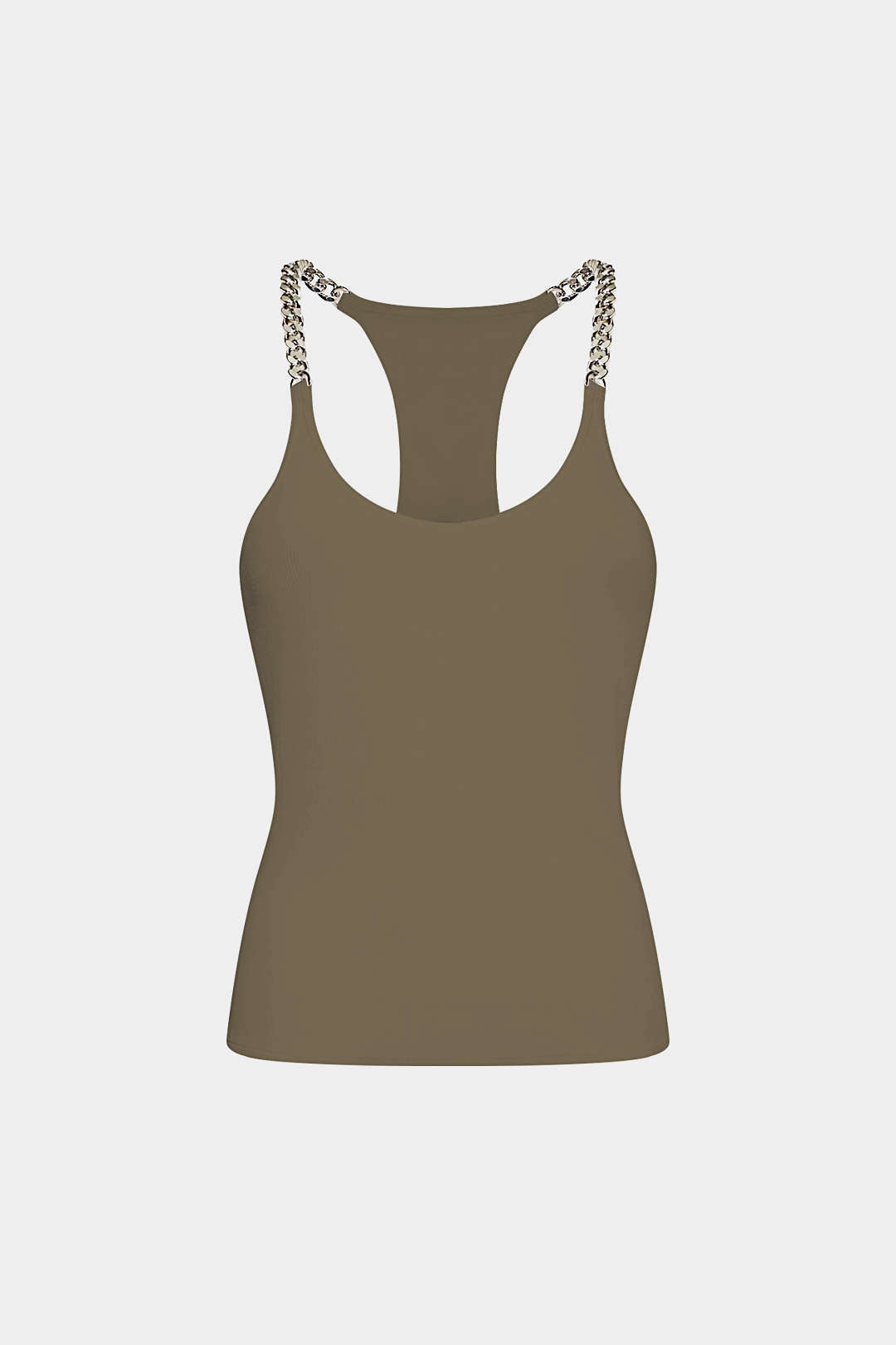 Chain Decor Sleeveless Tank Top