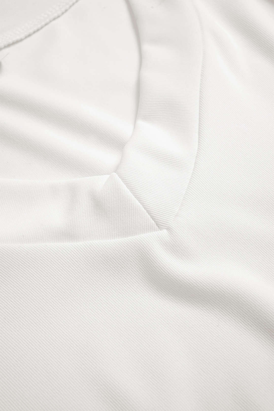 V-Neck Waist-Cinching Ruched T-Shirt