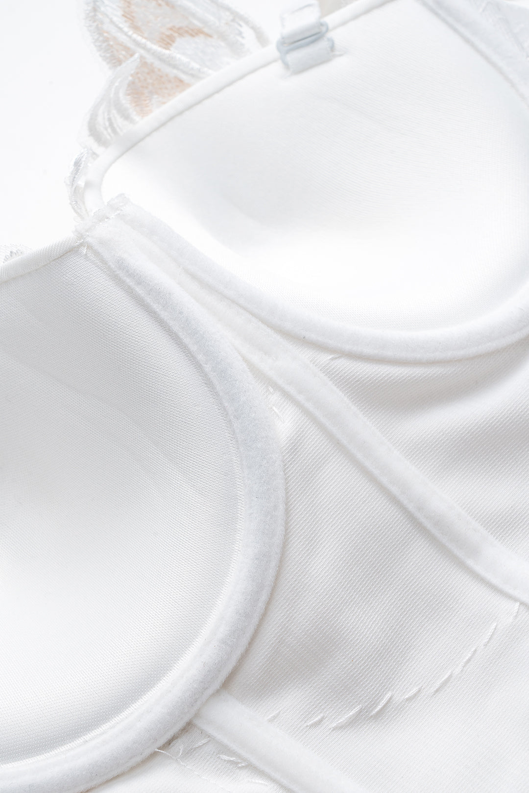 Bustier 3D Floral Embroidery Rhinestone Cami Top