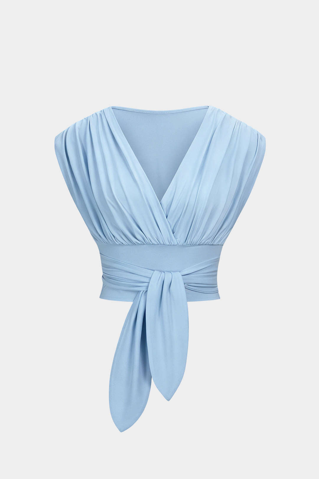 V-Neck Tie-Front Tank Top