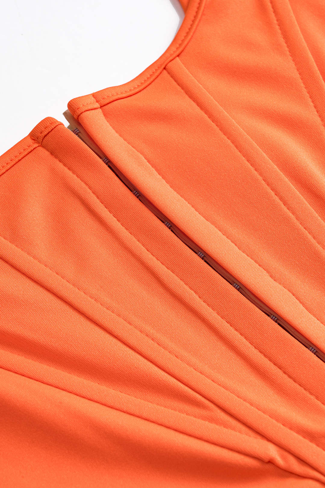 Solid Bustier Corset Tank Top