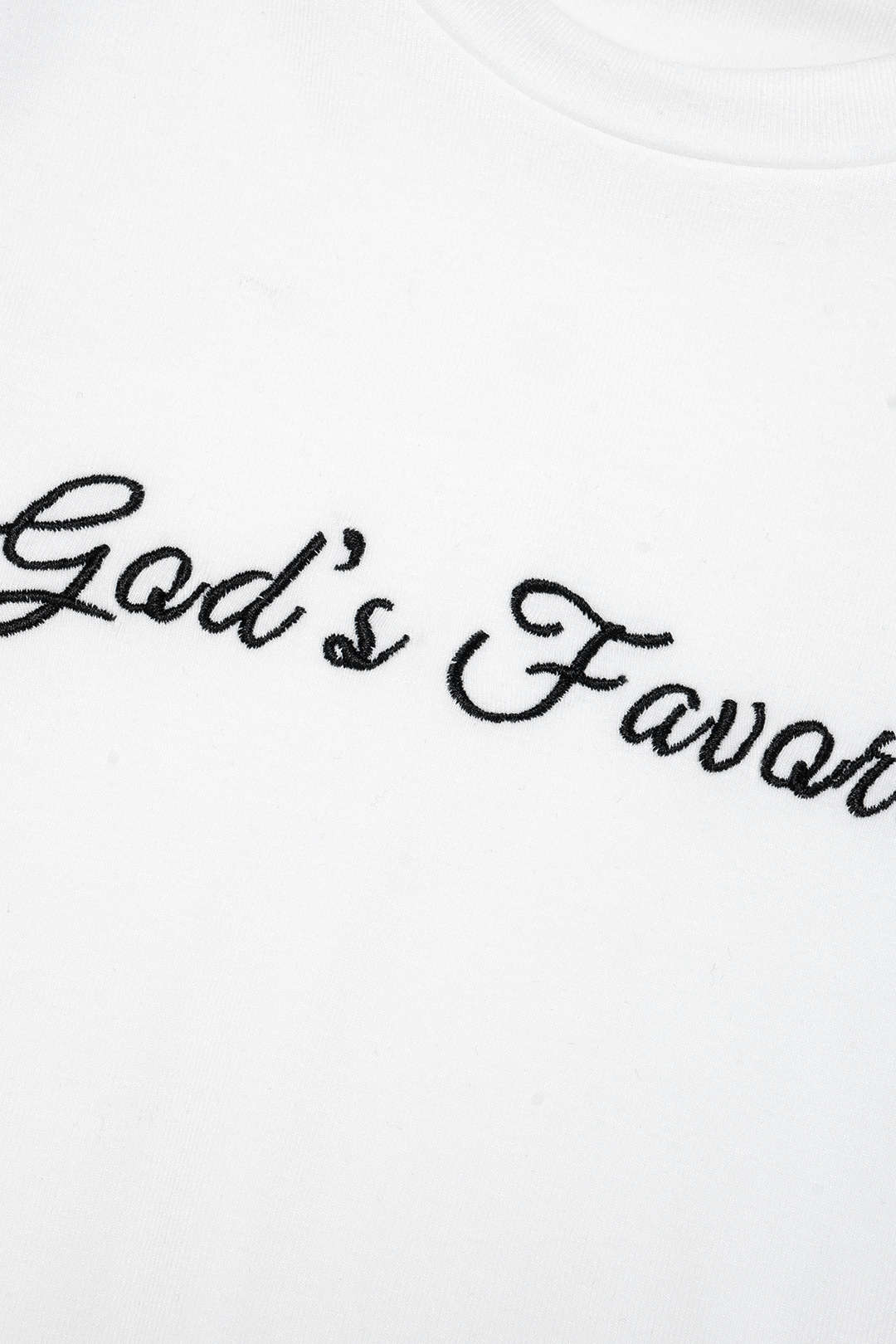 Letter Embroidery Round Neck Ruched Short Sleeve T-Shirt