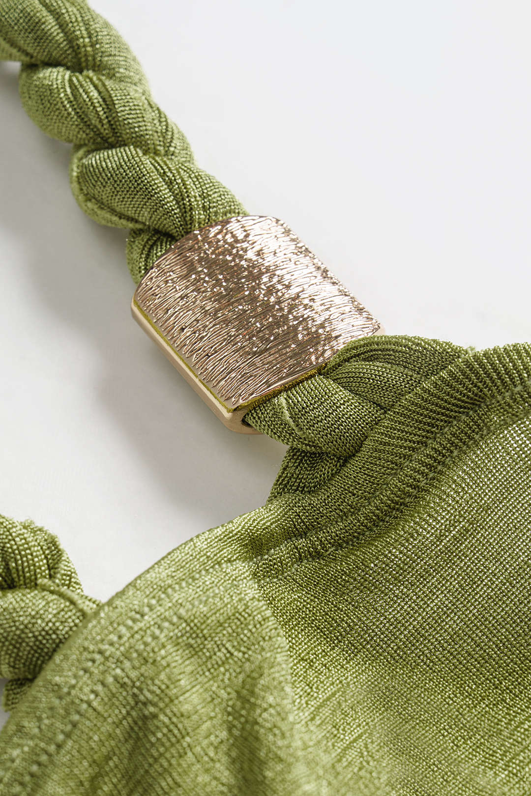 Ruched Twist Knot Slip Cami Top