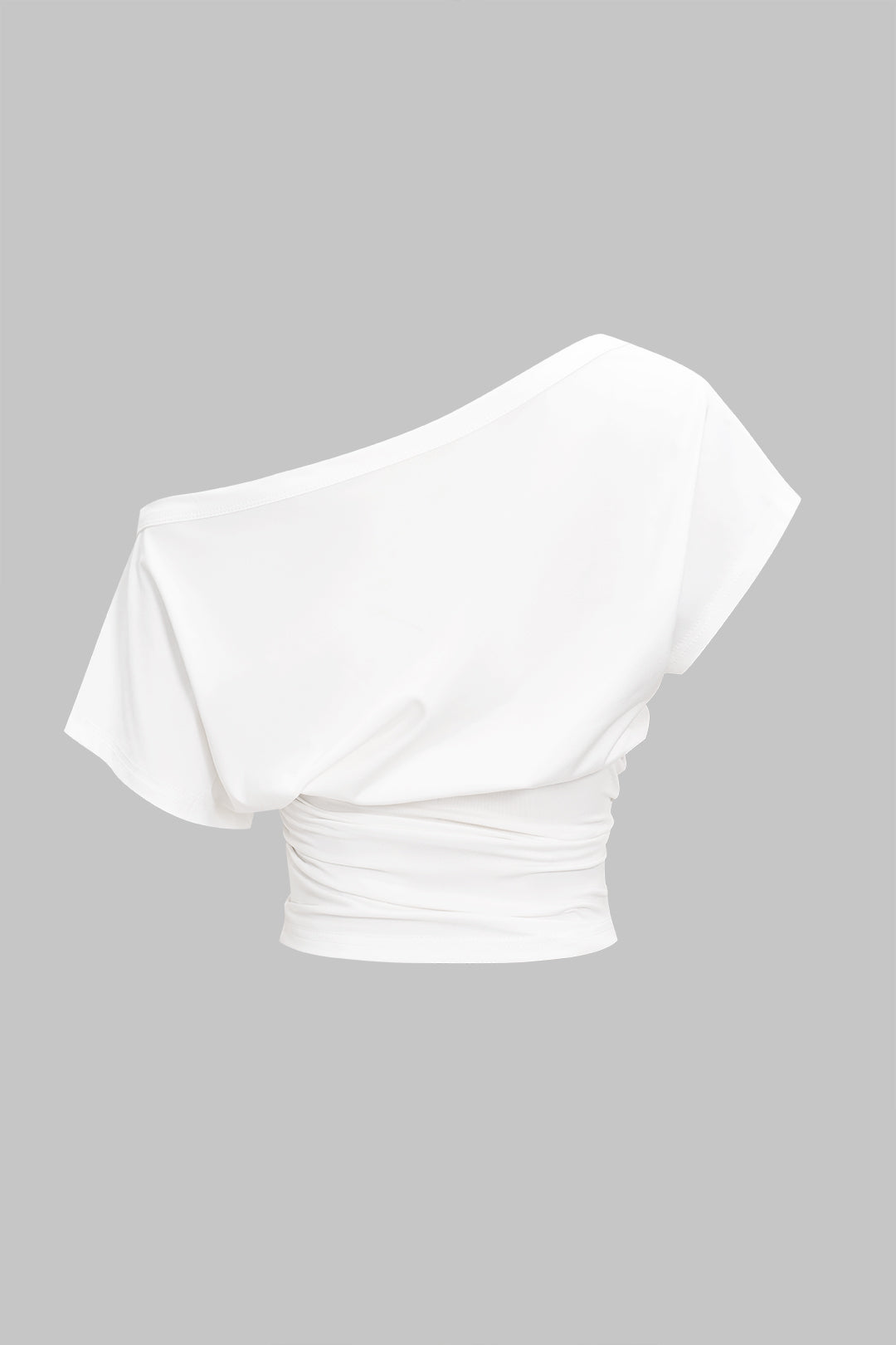 One Shoulder Short Sleeve T-Shirt