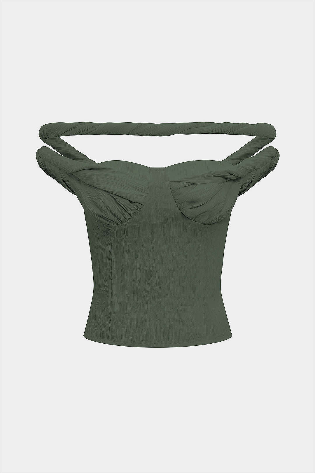 Twist Knot Zipper Tank Top