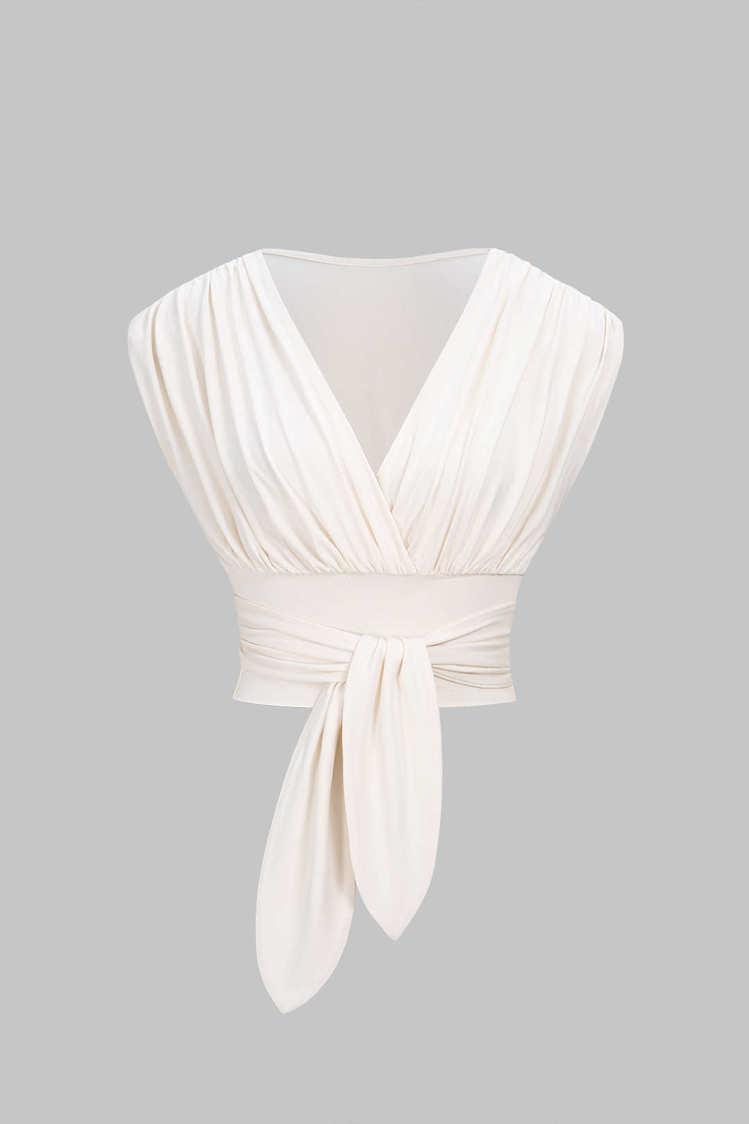 V-Neck Tie-Front Tank Top