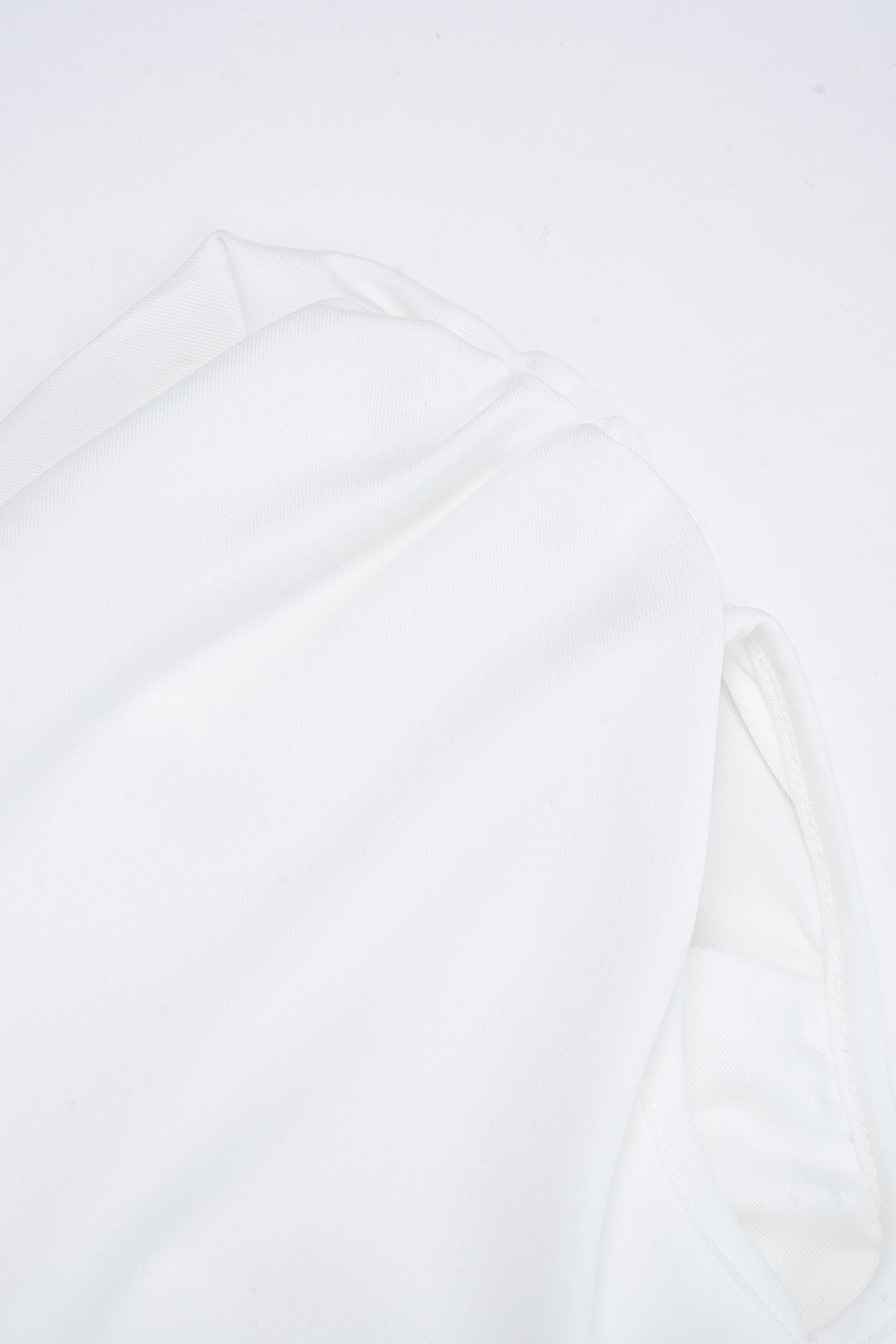 Asymmetrical V-Neck Ruched Sleeveless T-Shirt