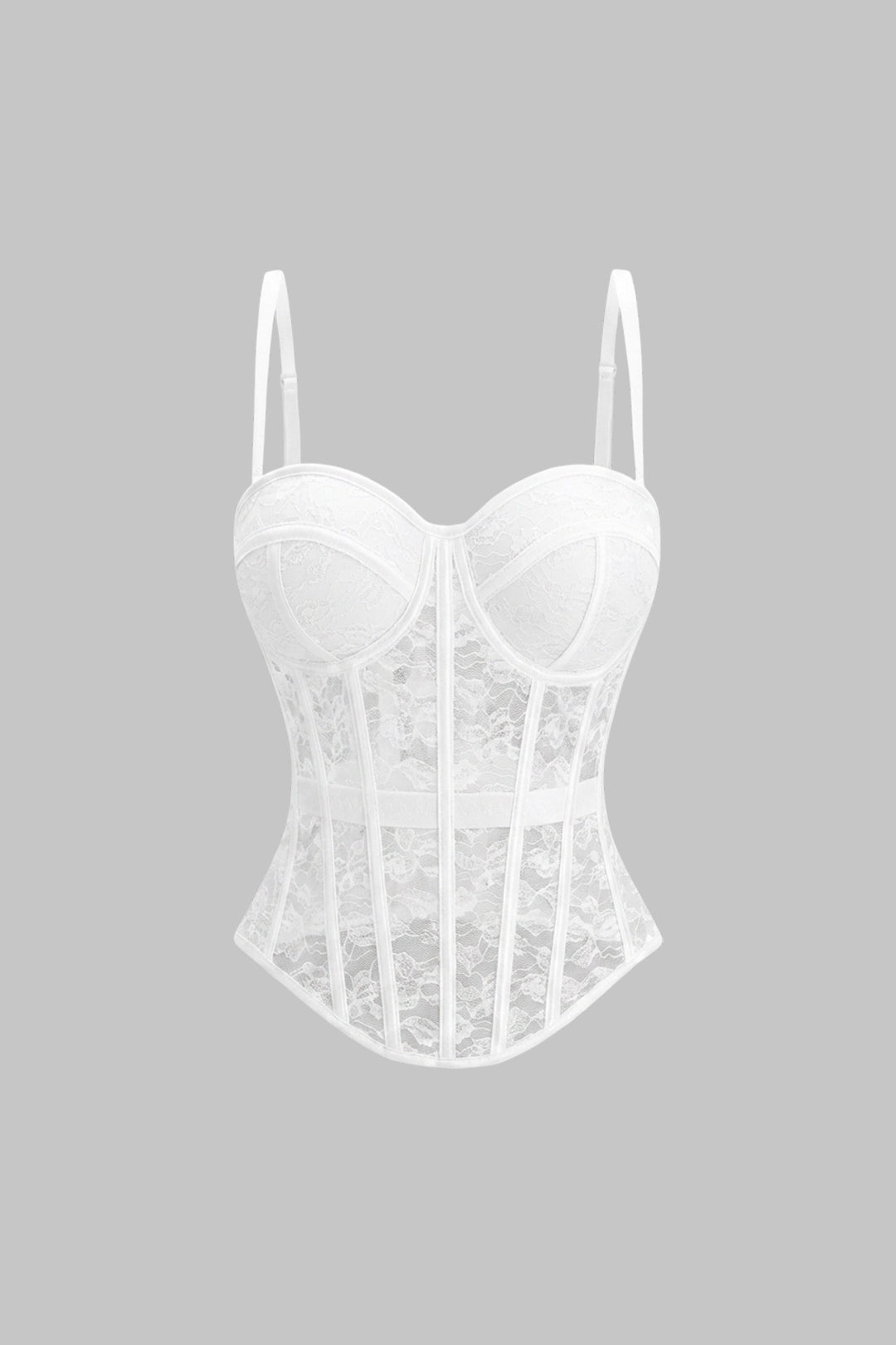 Lace Corset Buckle Cami Top