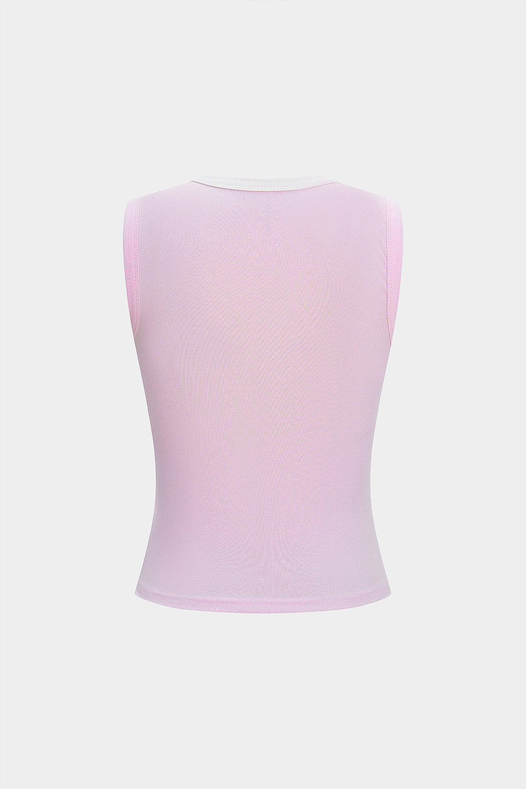 Contrast V-Neck Tank Top