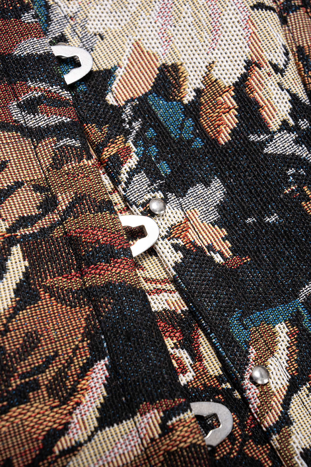 Jacquard Halter Tie Back Backless Cami Top