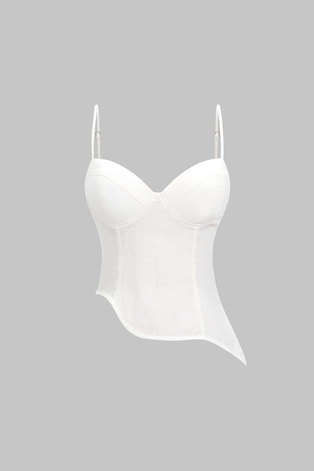 Linen Asymmetrical Cami Top