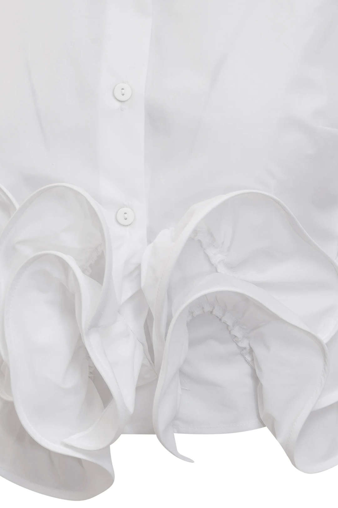 Button Ruffle Ruched Tank Top