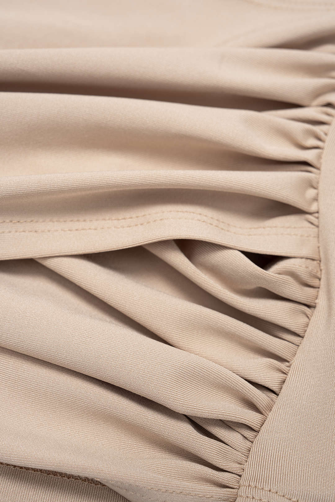 Halter Bustier Crossed Ruched Cami Top