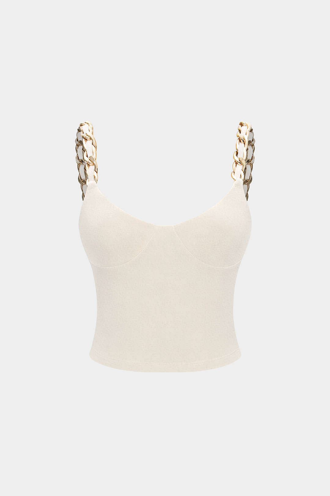 Metallic Chain Detail Cami Top