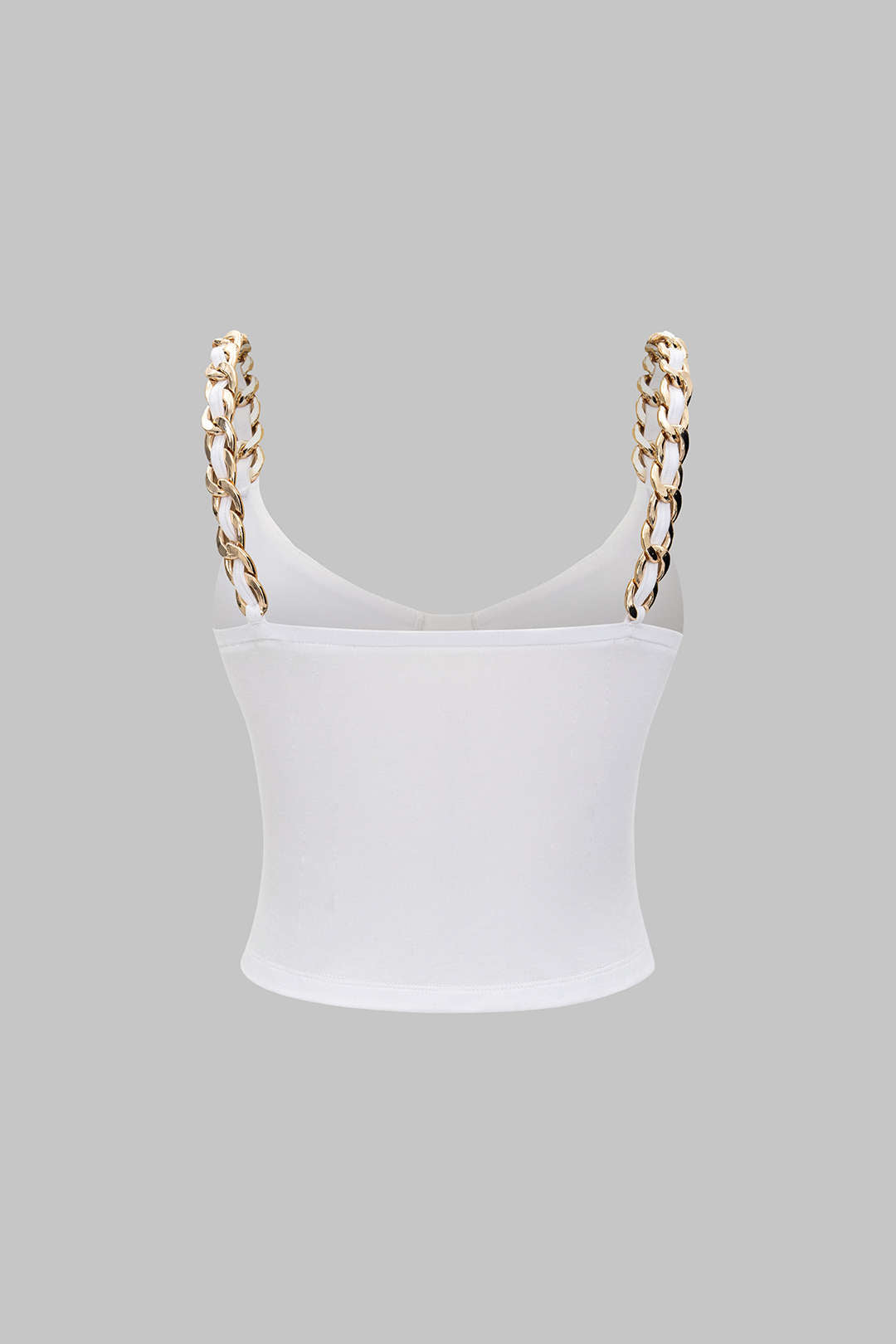 Metallic Chain Detail Cami Top