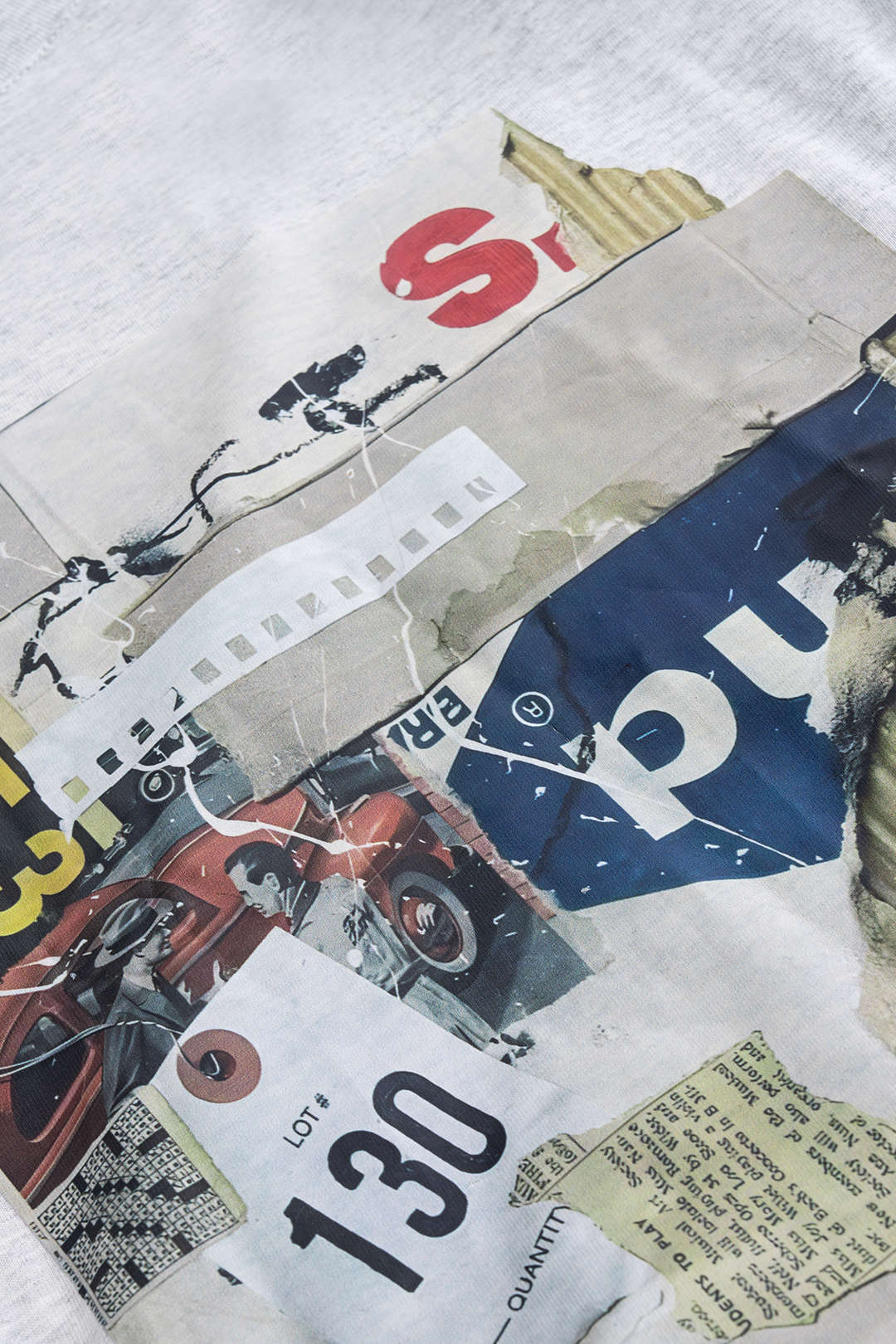 Car Letter Digital Pattern Print Loose Sleeveless T-Shirt