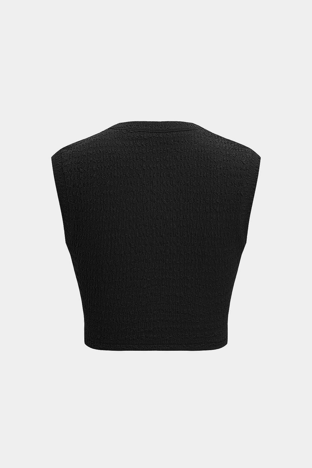 Twist Knot V-Neck Tank Top