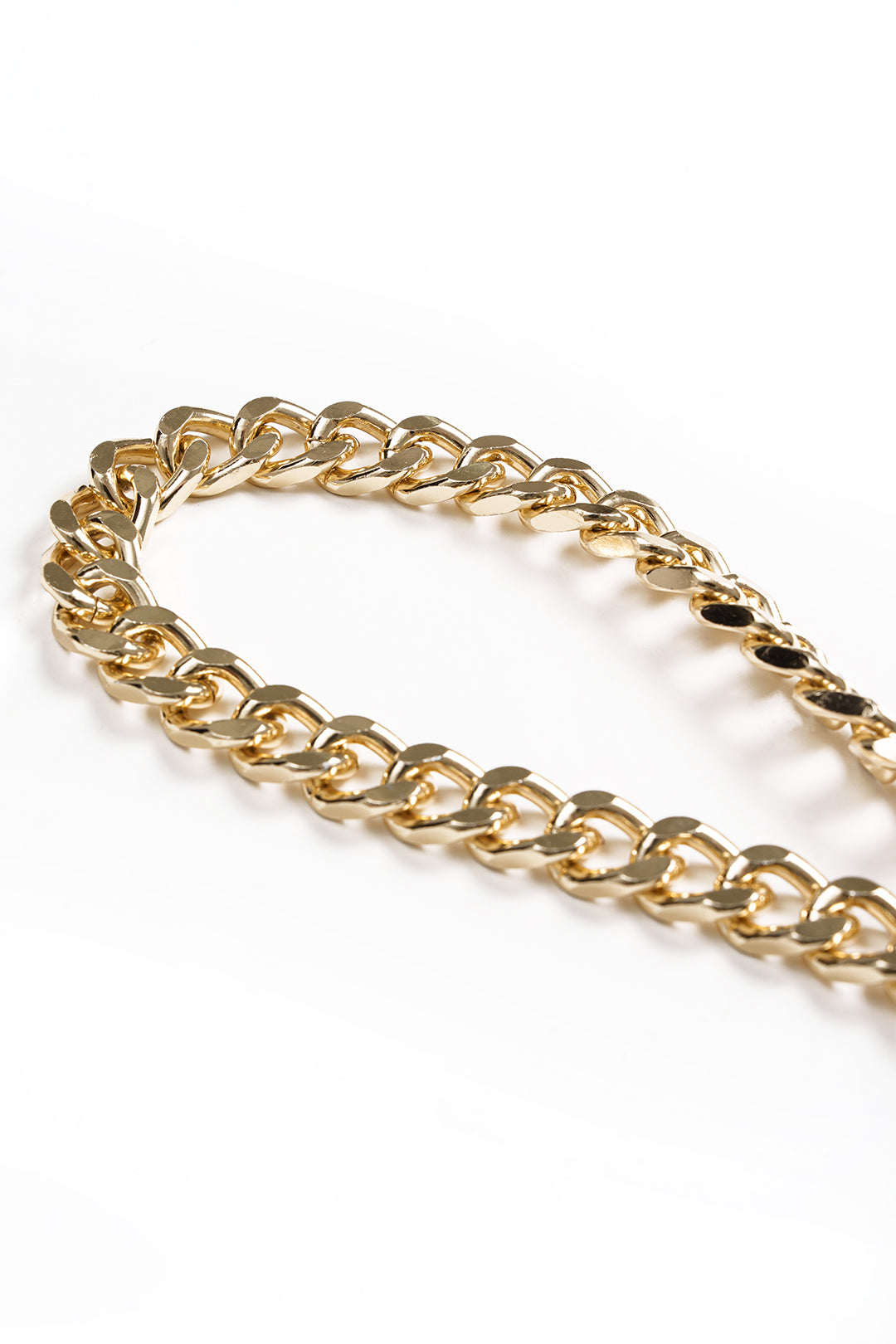 Faux Leather Metallic Chain Ruched Cami Top