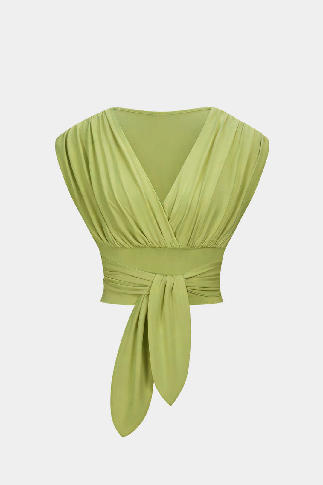 V-Neck Tie-Front Tank Top