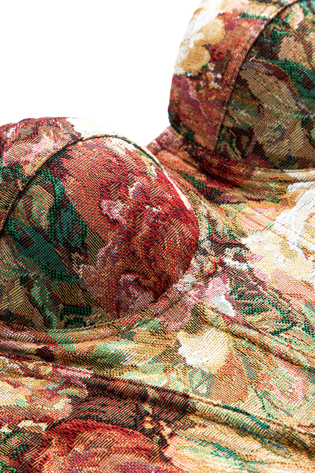 Jacquard Backless Underwire Corset Waist Cami Top