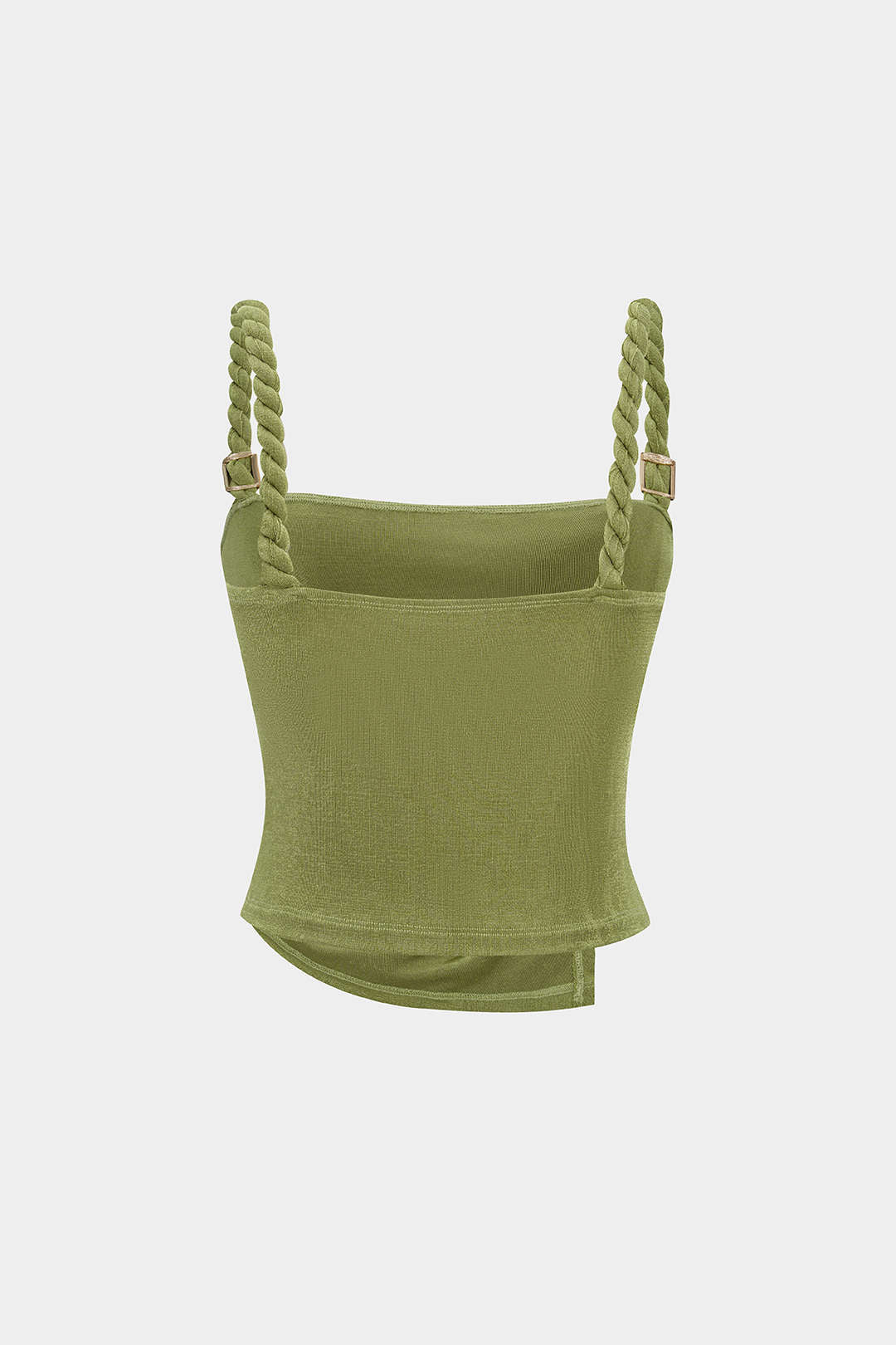 Ruched Twist Knot Slip Cami Top