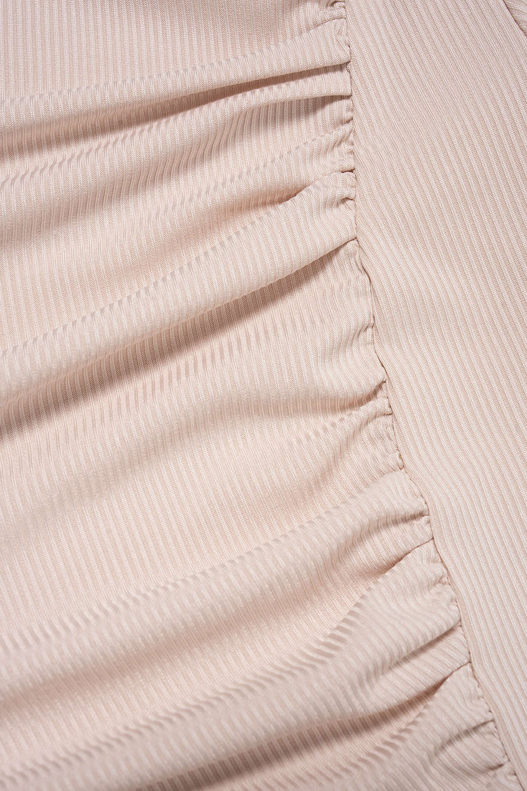 Round Neck Asymmetrical Ruched Short Sleeve T-Shirt