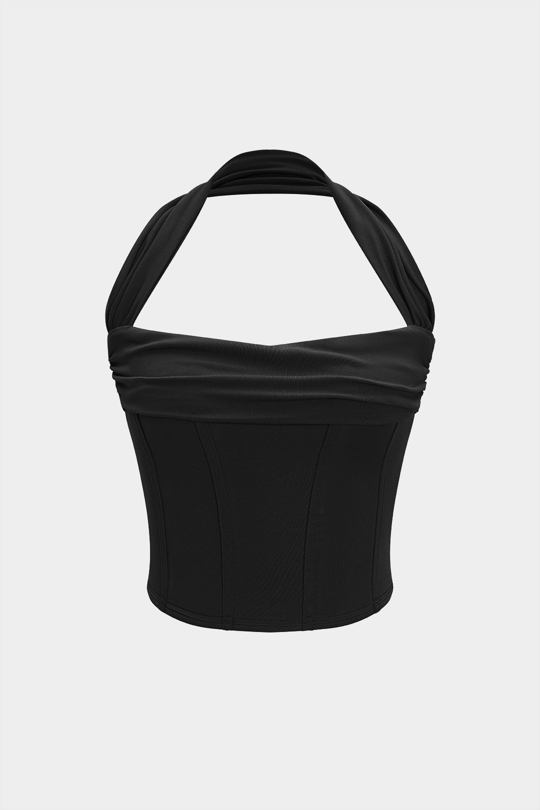 Halter Neck Ruched Top