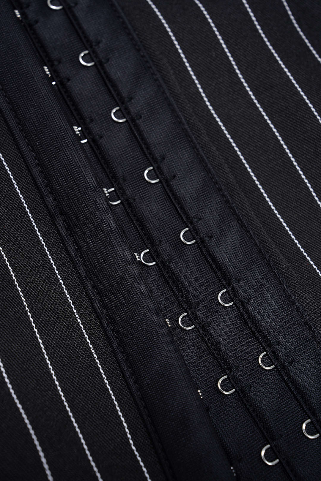 Stripes Print Halter Neck Backless Cami Top