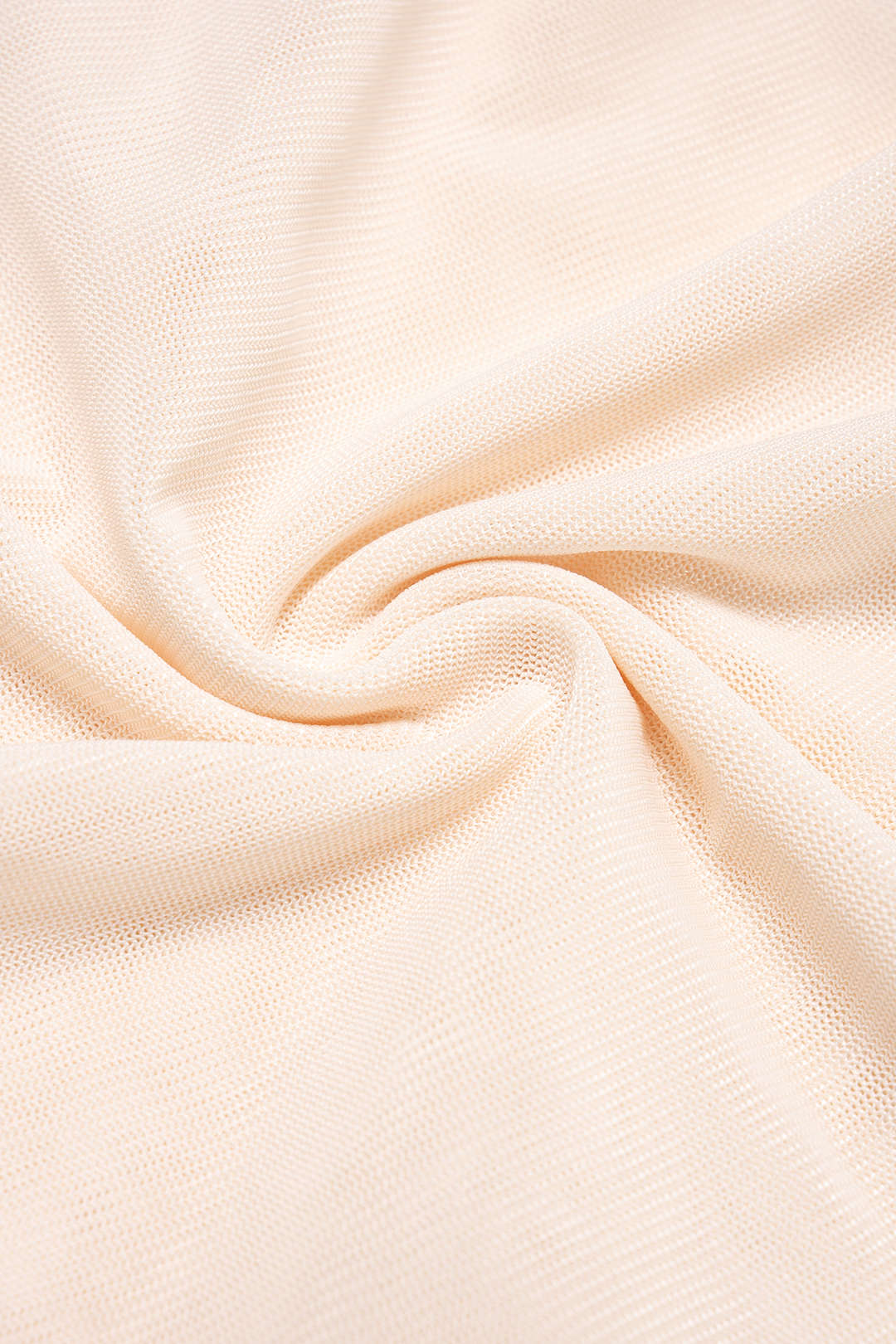 Mesh Draped Neck Short Sleeve T-Shirt