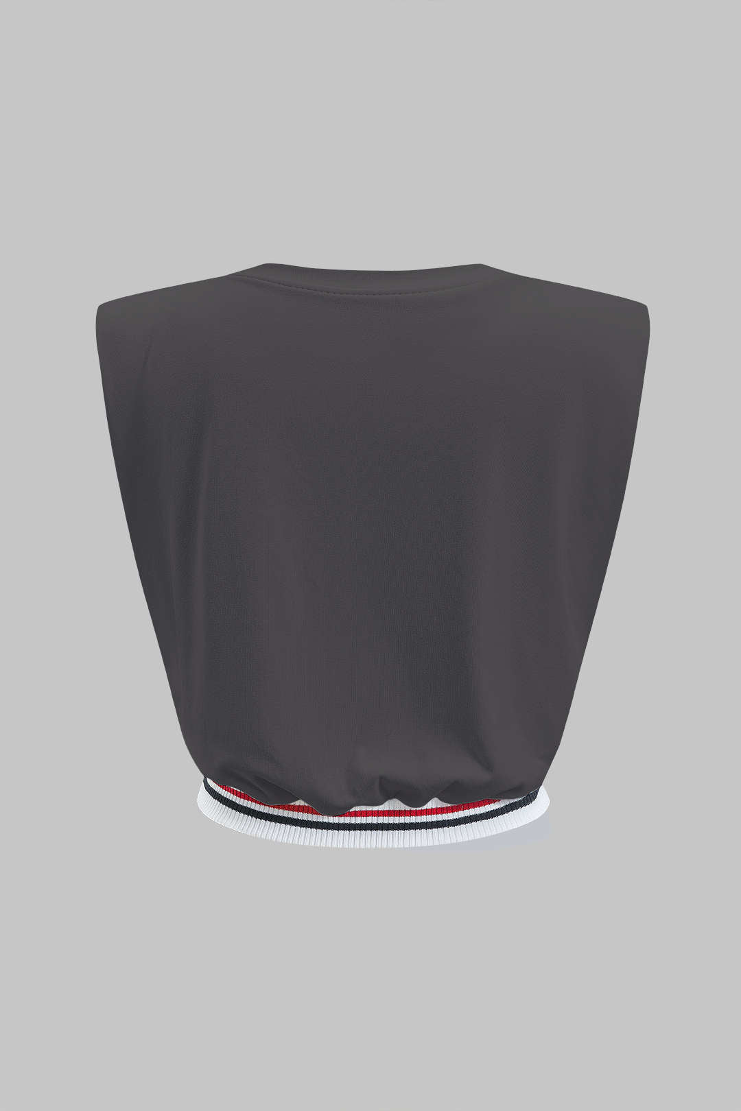 Car Letter Digital Pattern Print Loose Sleeveless T-Shirt