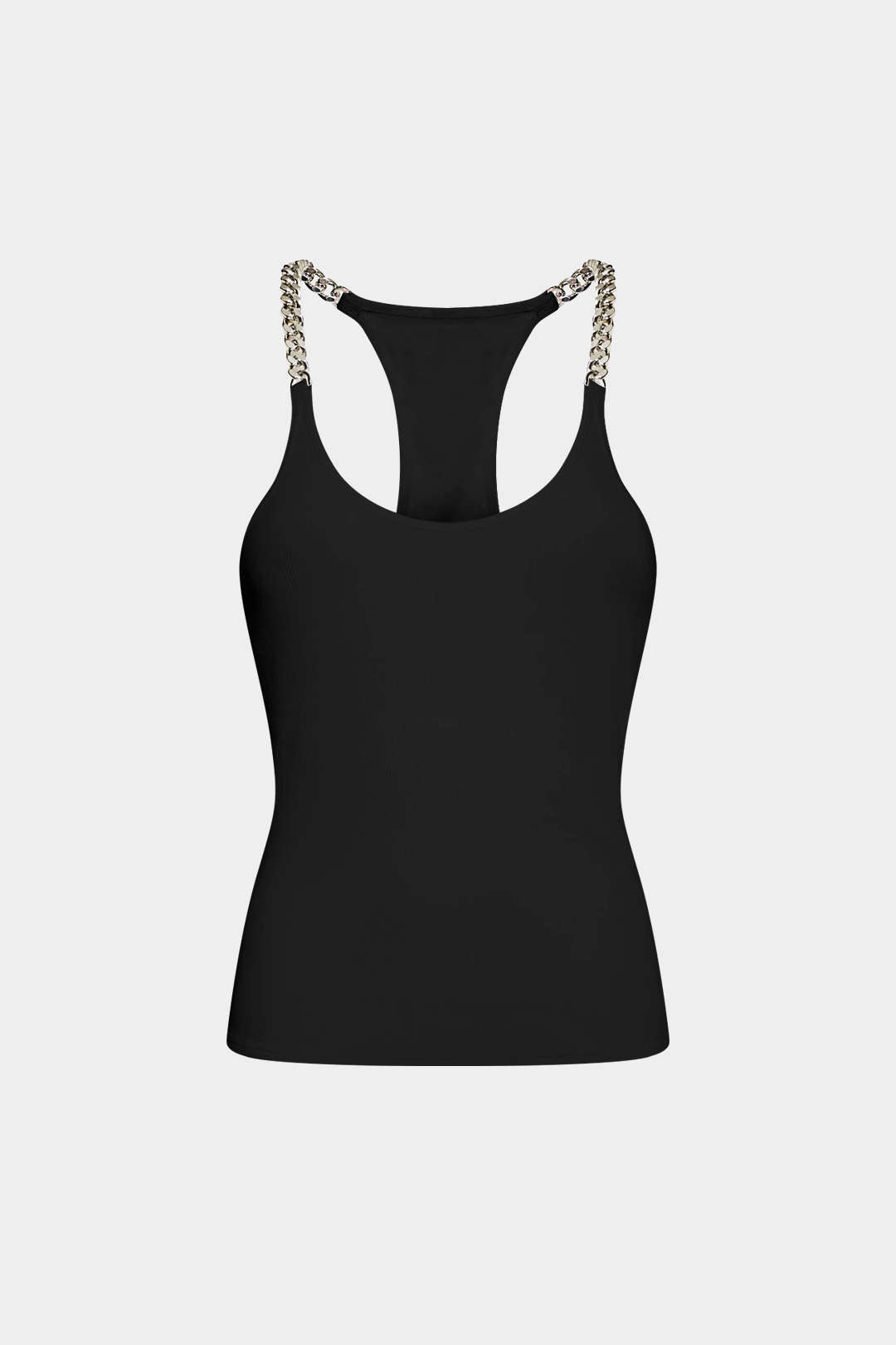 Chain Decor Sleeveless Tank Top