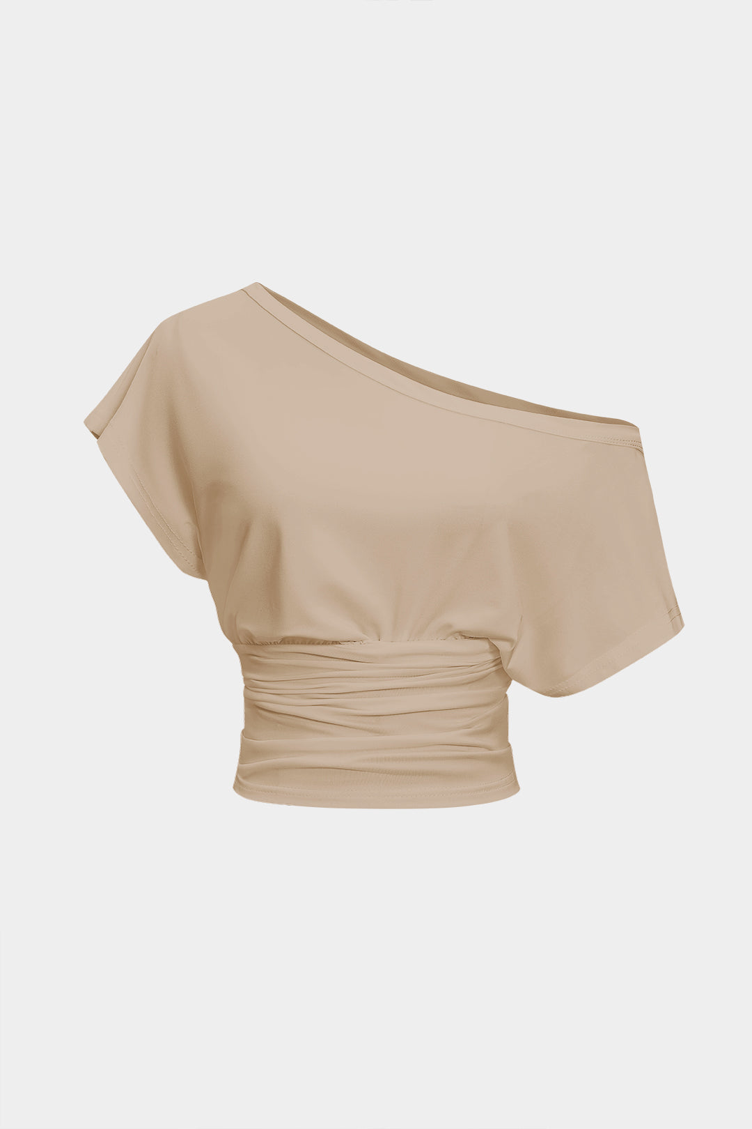 One Shoulder Short Sleeve T-Shirt