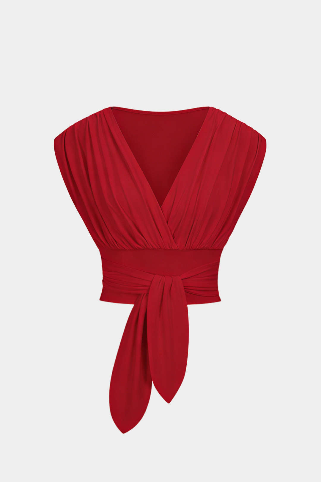 V-Neck Tie-Front Tank Top