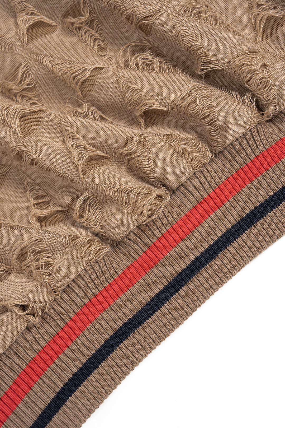 Ripped Patchwork Sleeveless T-Shirt