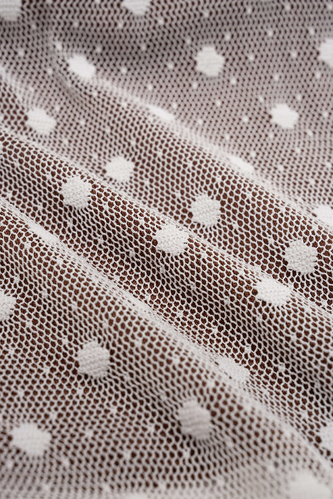 Contrast Polka Dots Lace Cami Top