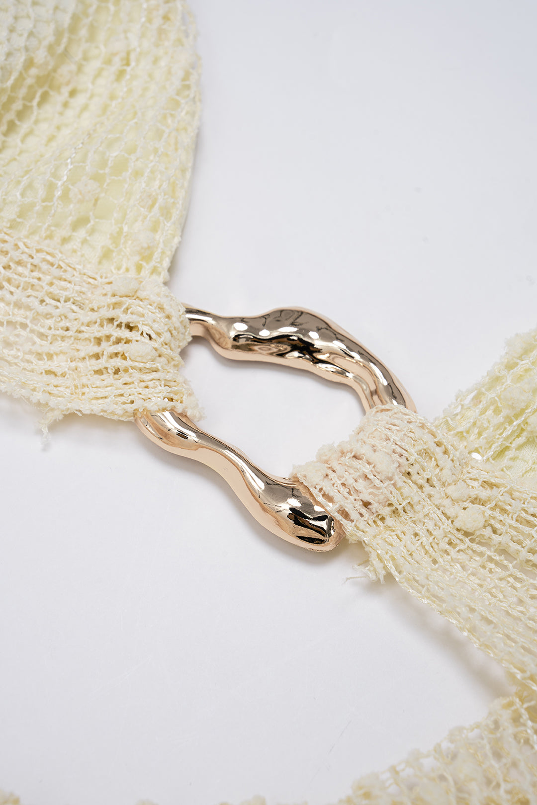 Halter Neck Tie Back Backless Hollow Out Cami Top