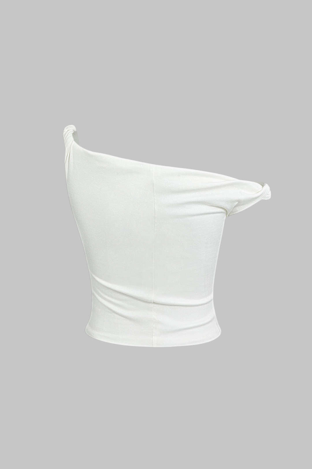 Basic Asymmetrical Twist Sleeveless Top