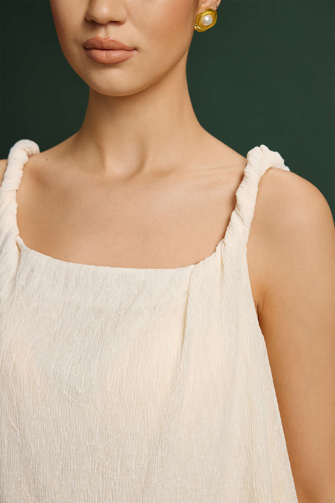 Twist Knot Irregular Hem Cami Top