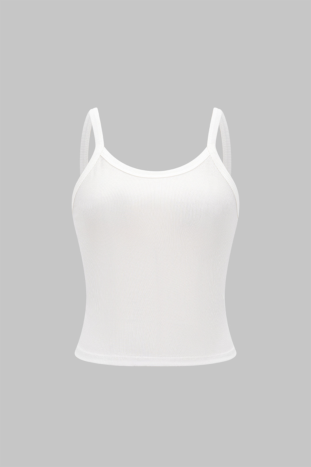 Solid Round Neck Cami Top