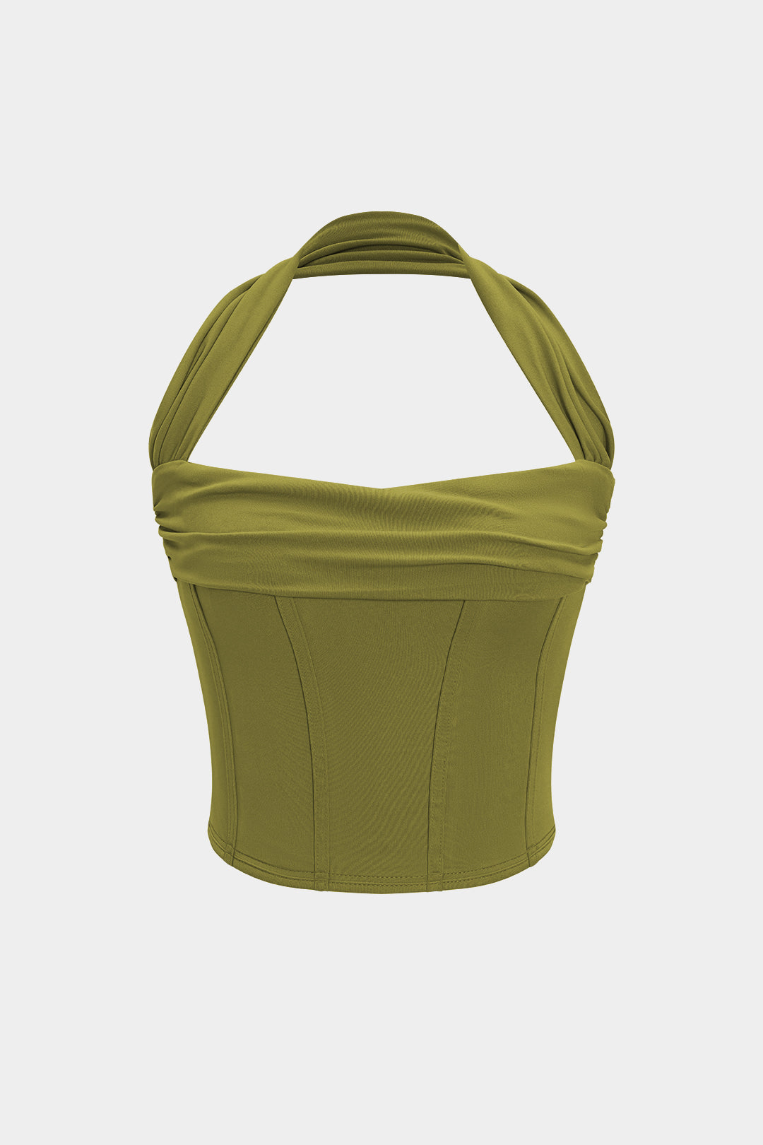 Halter Neck Ruched Top